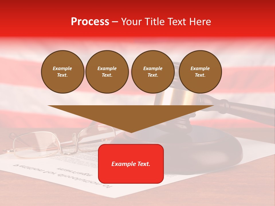 Frame Judge Marriage PowerPoint Template