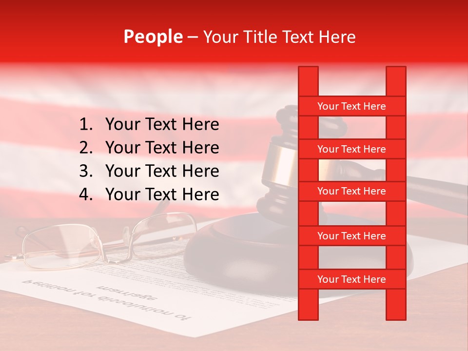Frame Judge Marriage PowerPoint Template