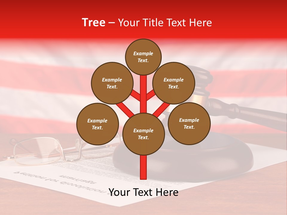 Frame Judge Marriage PowerPoint Template
