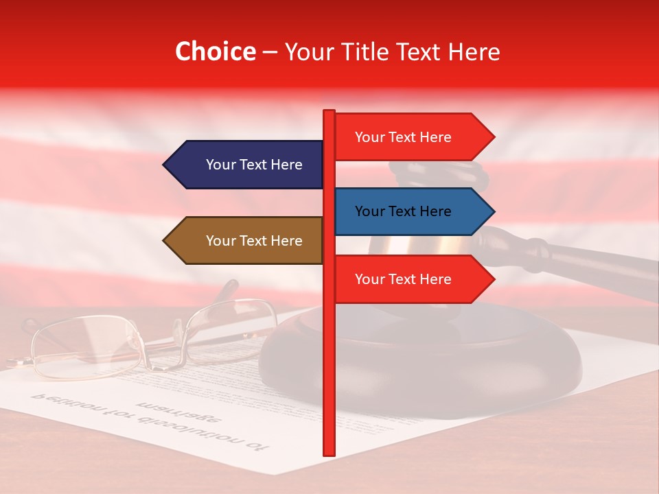 Frame Judge Marriage PowerPoint Template