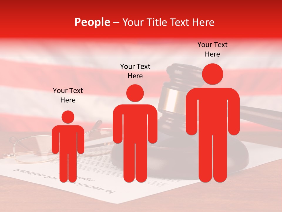 Frame Judge Marriage PowerPoint Template