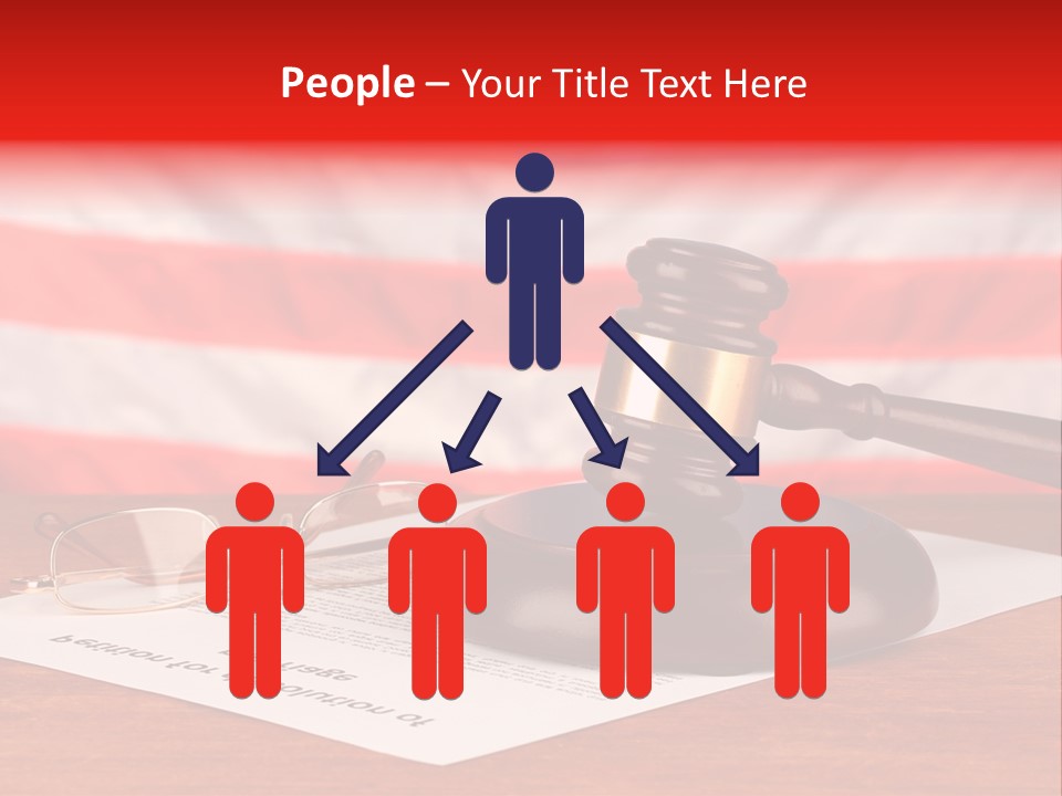 Frame Judge Marriage PowerPoint Template