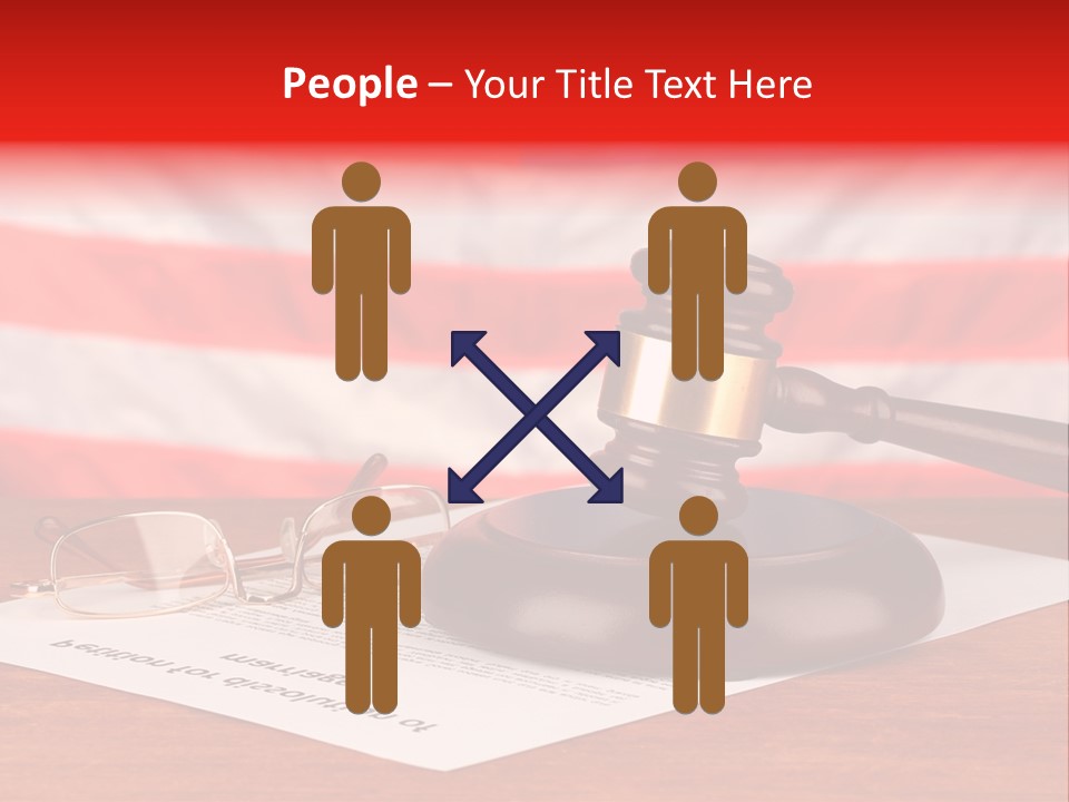 Frame Judge Marriage PowerPoint Template