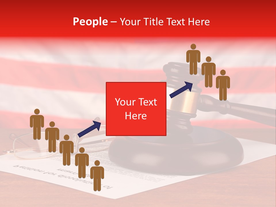 Frame Judge Marriage PowerPoint Template