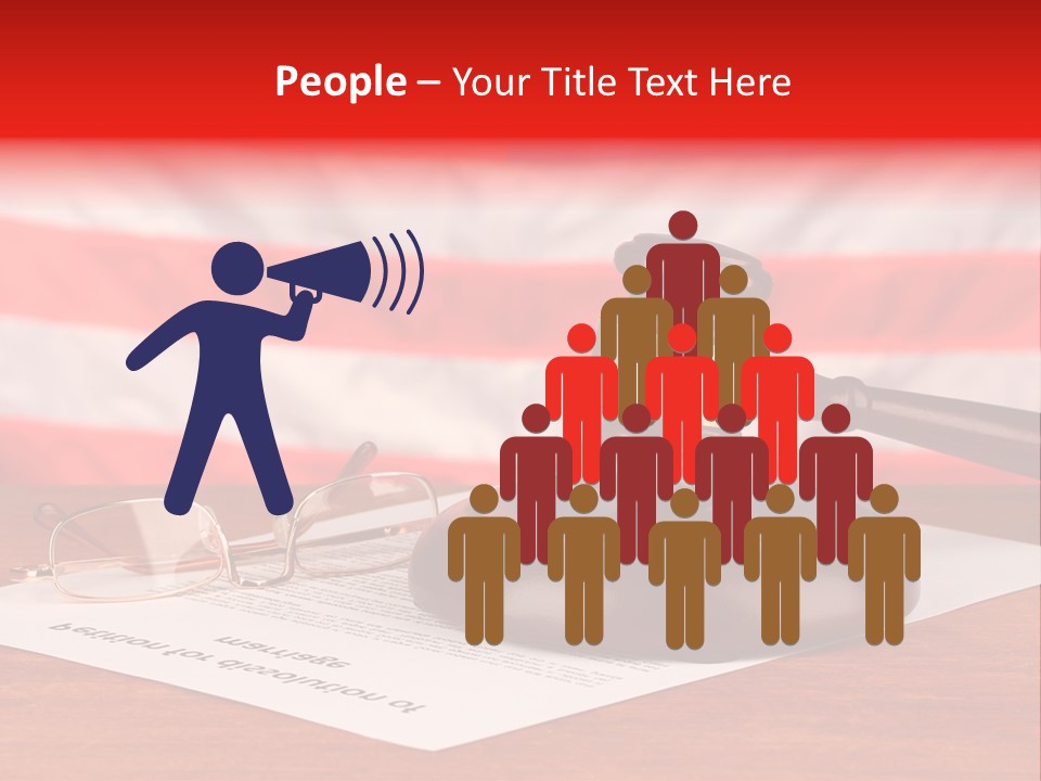 Frame Judge Marriage PowerPoint Template