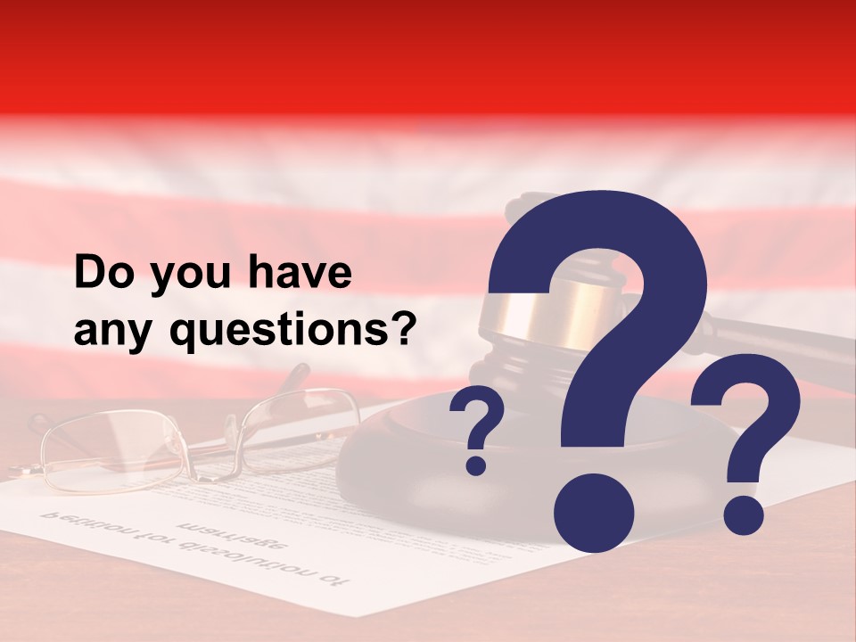 Frame Judge Marriage PowerPoint Template