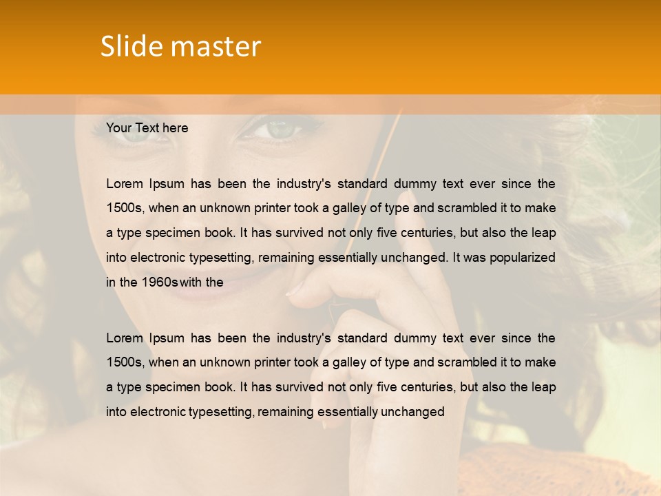 One Telephone Outside PowerPoint Template