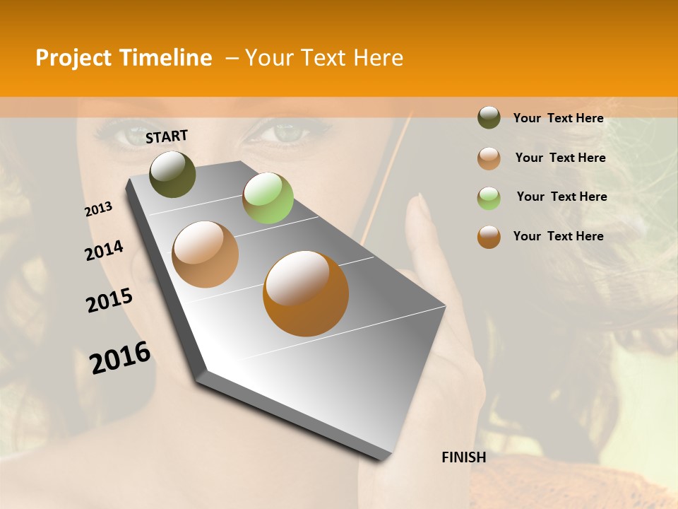 One Telephone Outside PowerPoint Template