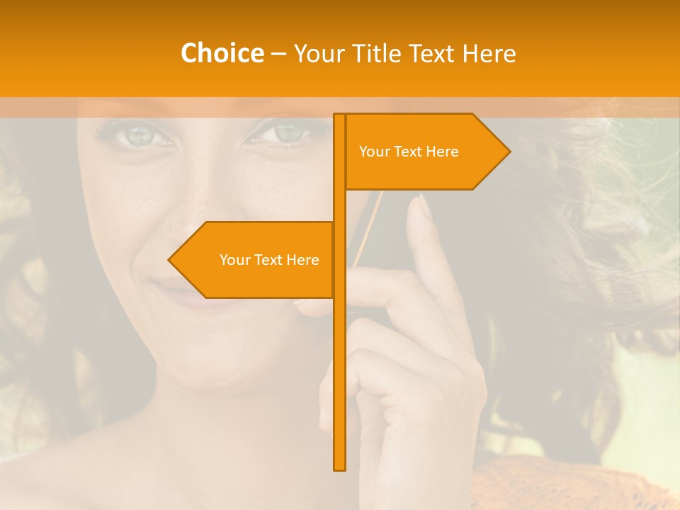 One Telephone Outside PowerPoint Template