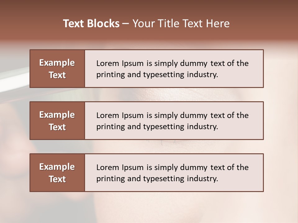 A Woman Is Putting Mascara On Her Eye PowerPoint Template