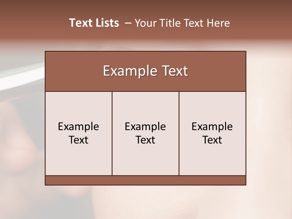A Woman Is Putting Mascara On Her Eye PowerPoint Template