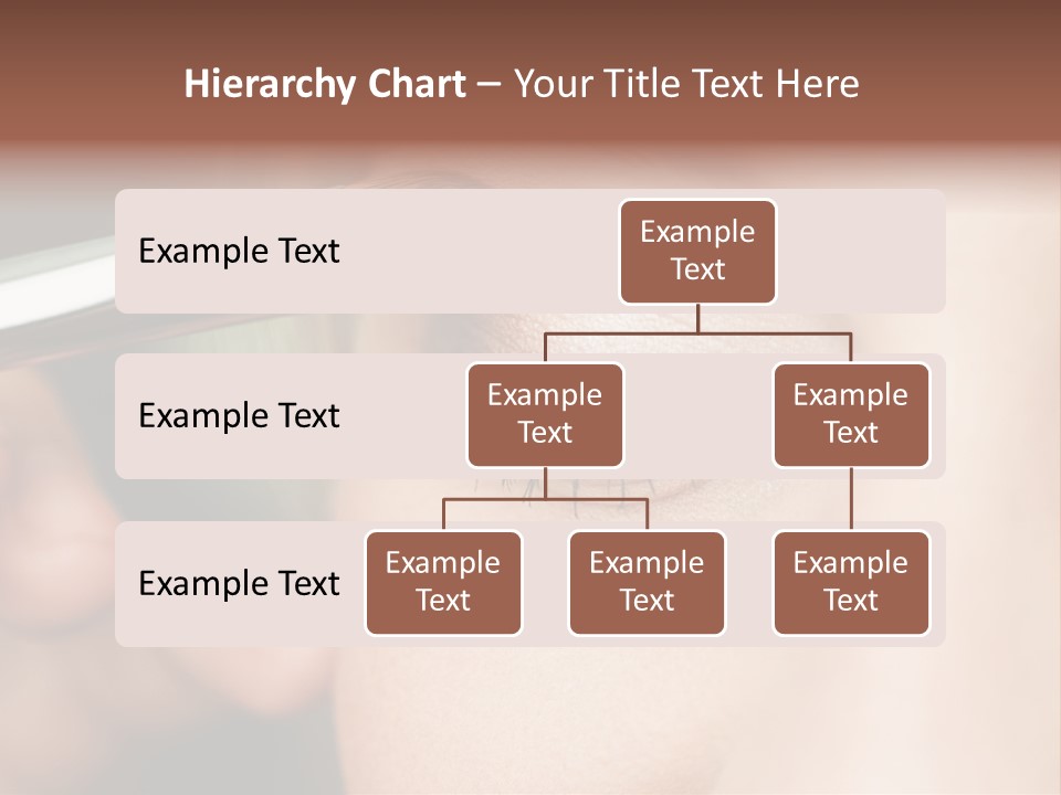 A Woman Is Putting Mascara On Her Eye PowerPoint Template