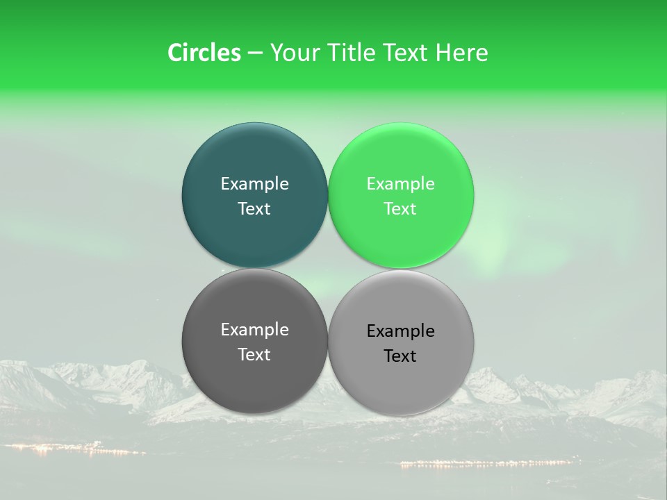 Constellation Background Arc PowerPoint Template