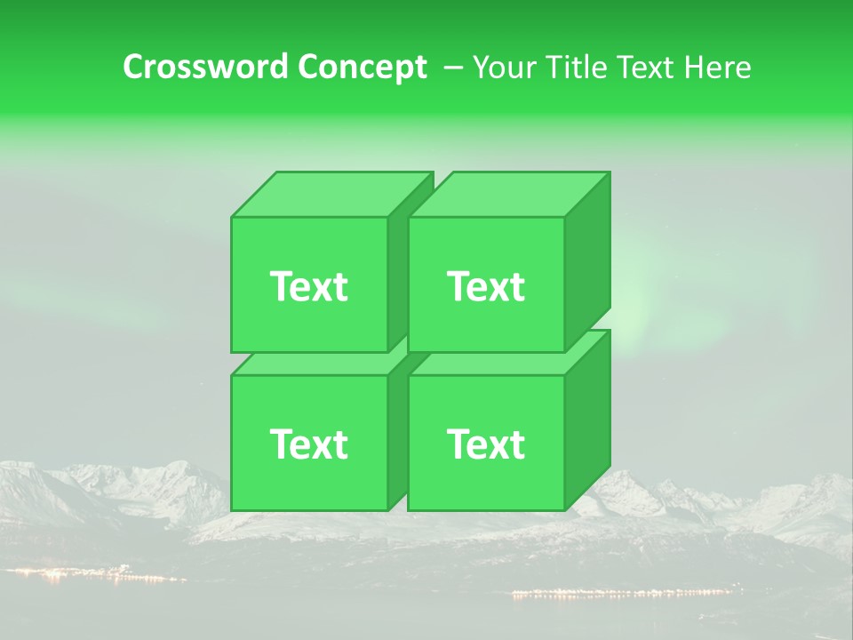 Constellation Background Arc PowerPoint Template