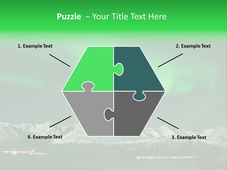 Constellation Background Arc PowerPoint Template