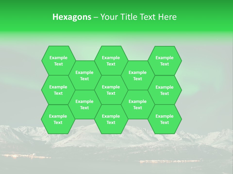 Constellation Background Arc PowerPoint Template