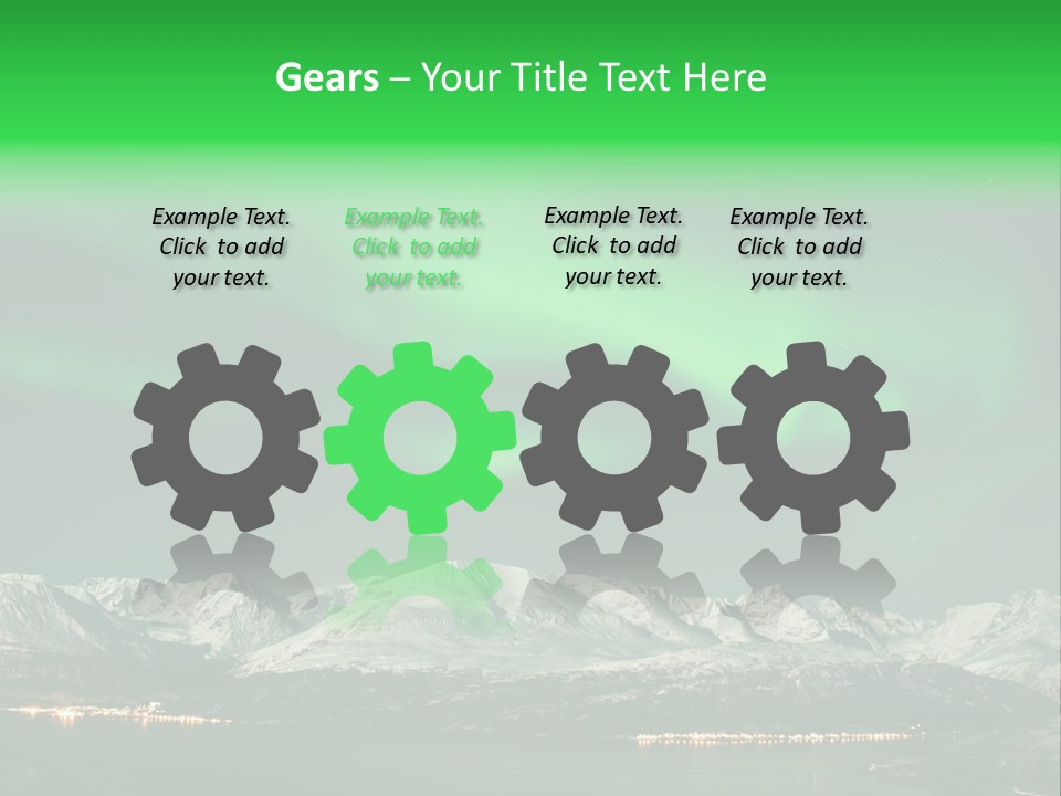 Constellation Background Arc PowerPoint Template