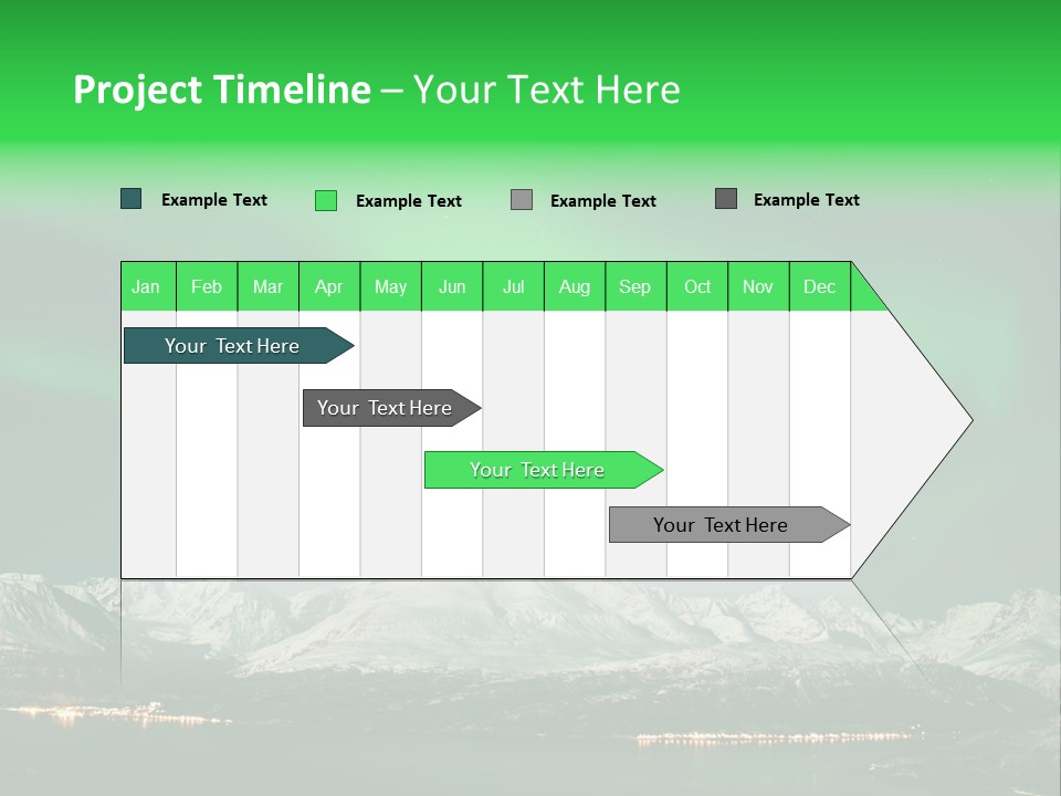 Constellation Background Arc PowerPoint Template