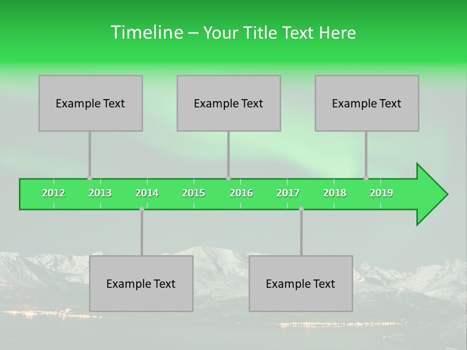 Constellation Background Arc PowerPoint Template