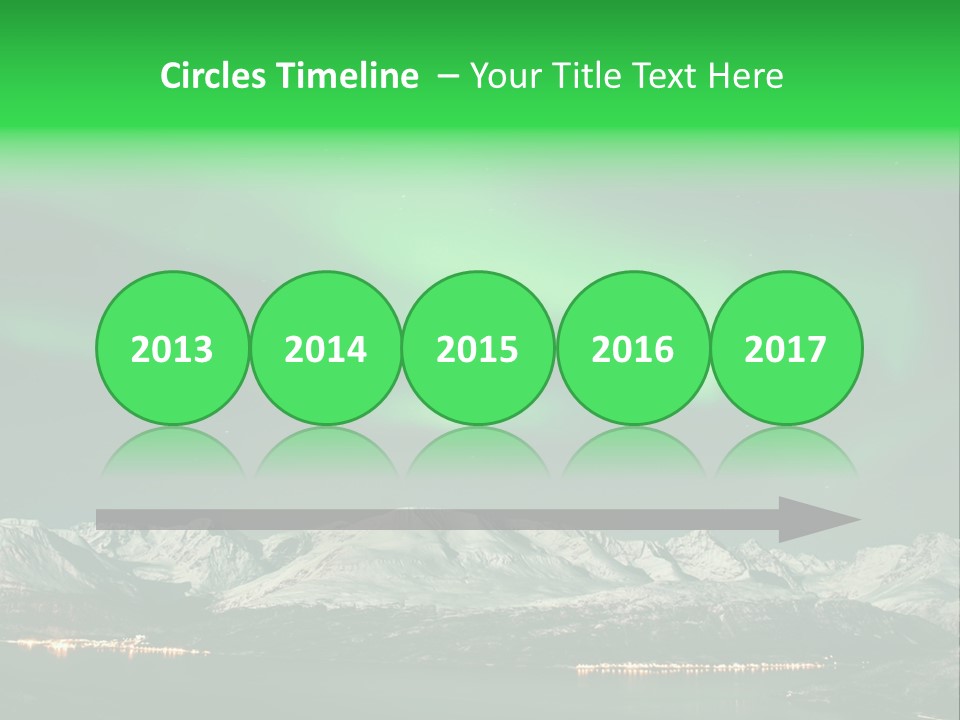 Constellation Background Arc PowerPoint Template