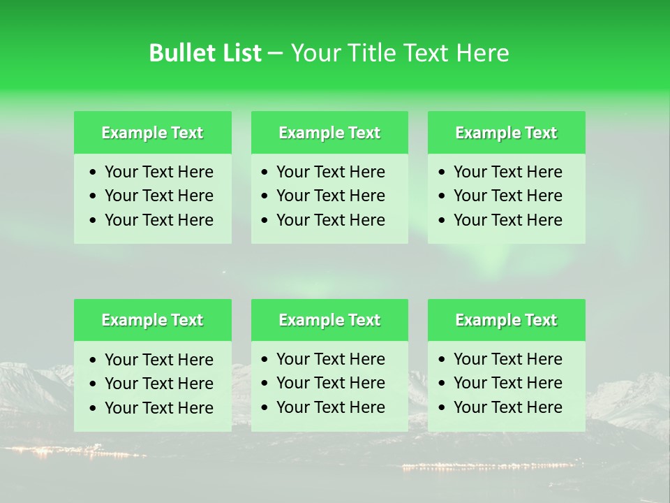 Constellation Background Arc PowerPoint Template