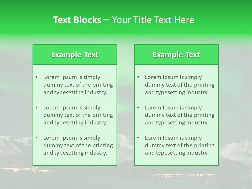Constellation Background Arc PowerPoint Template