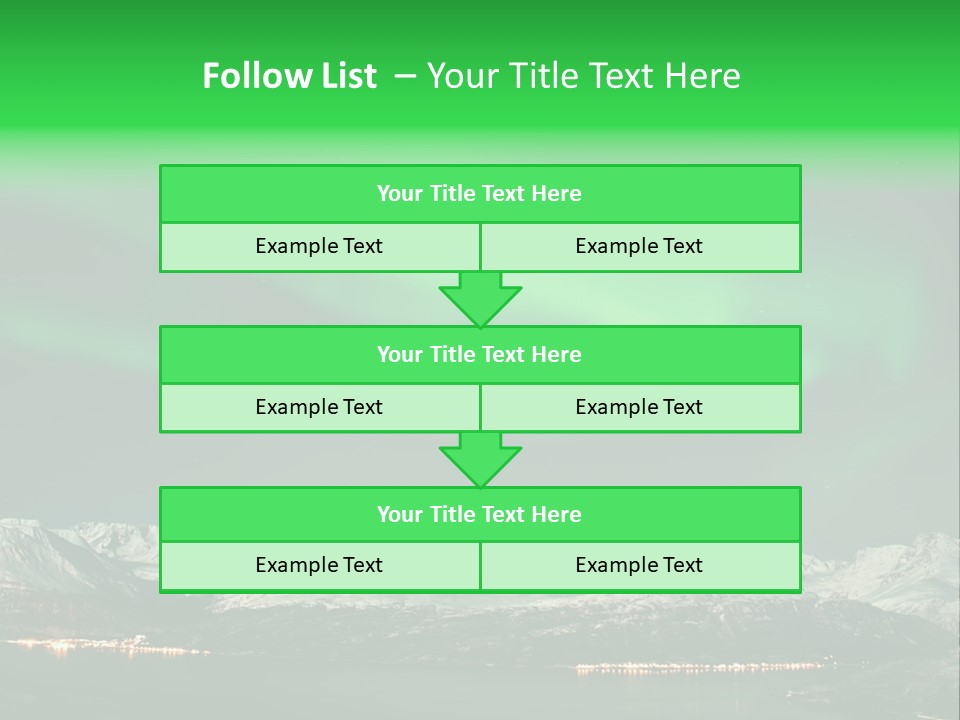 Constellation Background Arc PowerPoint Template