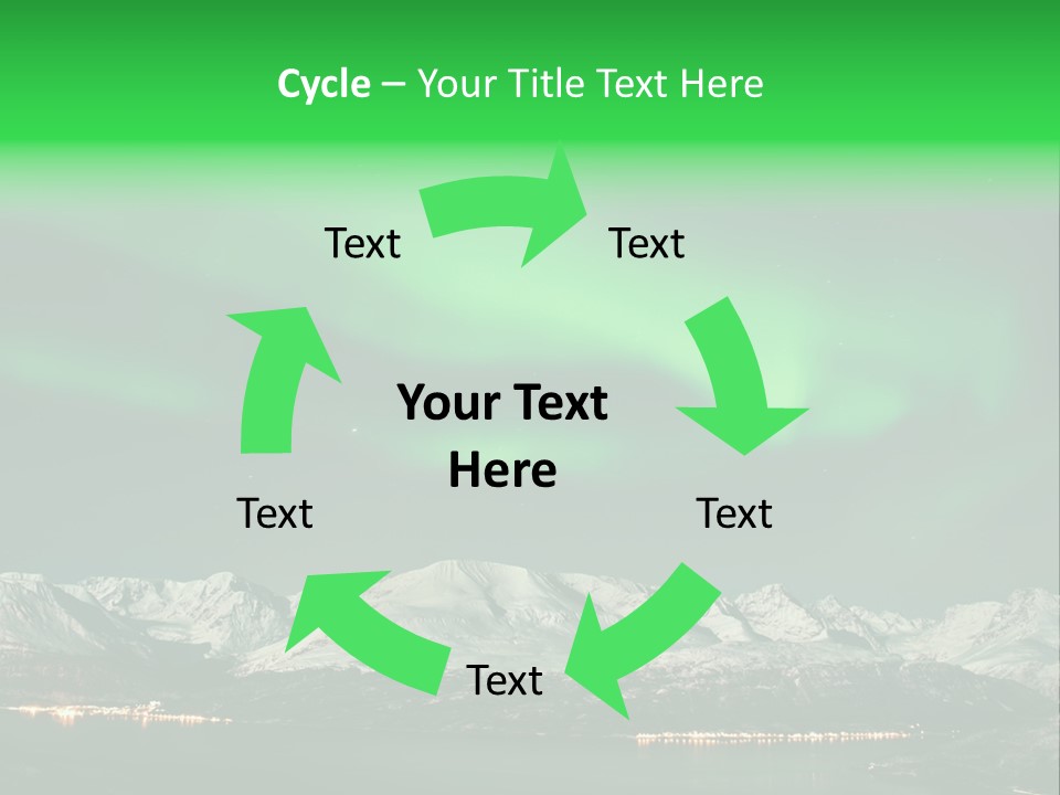Constellation Background Arc PowerPoint Template