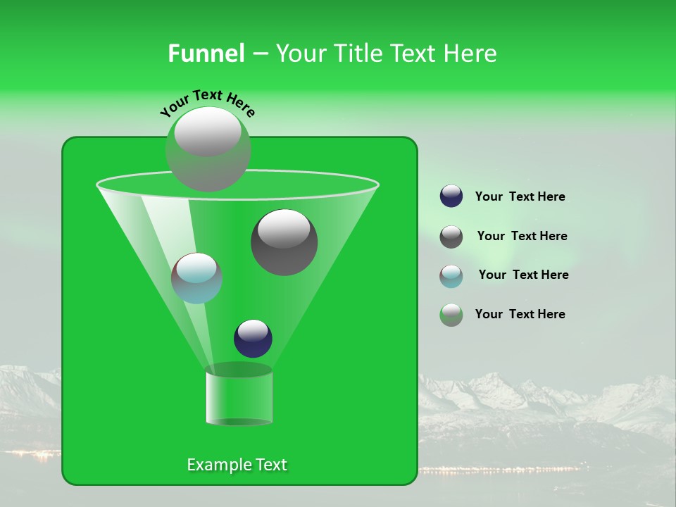 Constellation Background Arc PowerPoint Template
