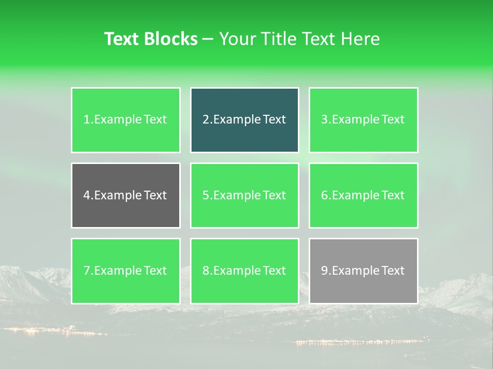 Constellation Background Arc PowerPoint Template