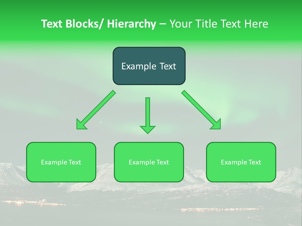 Constellation Background Arc PowerPoint Template