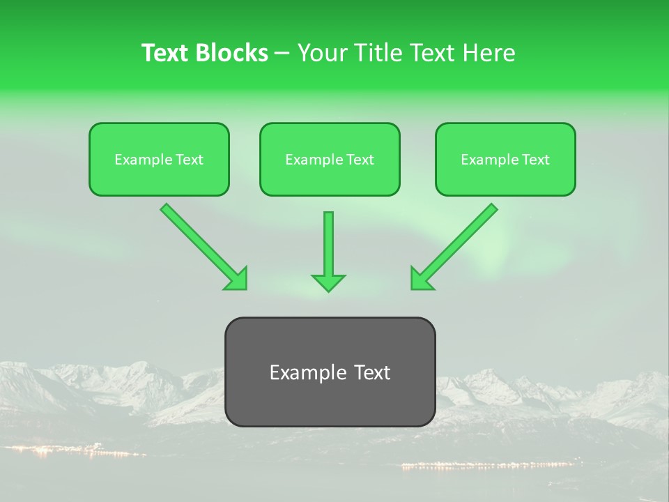 Constellation Background Arc PowerPoint Template