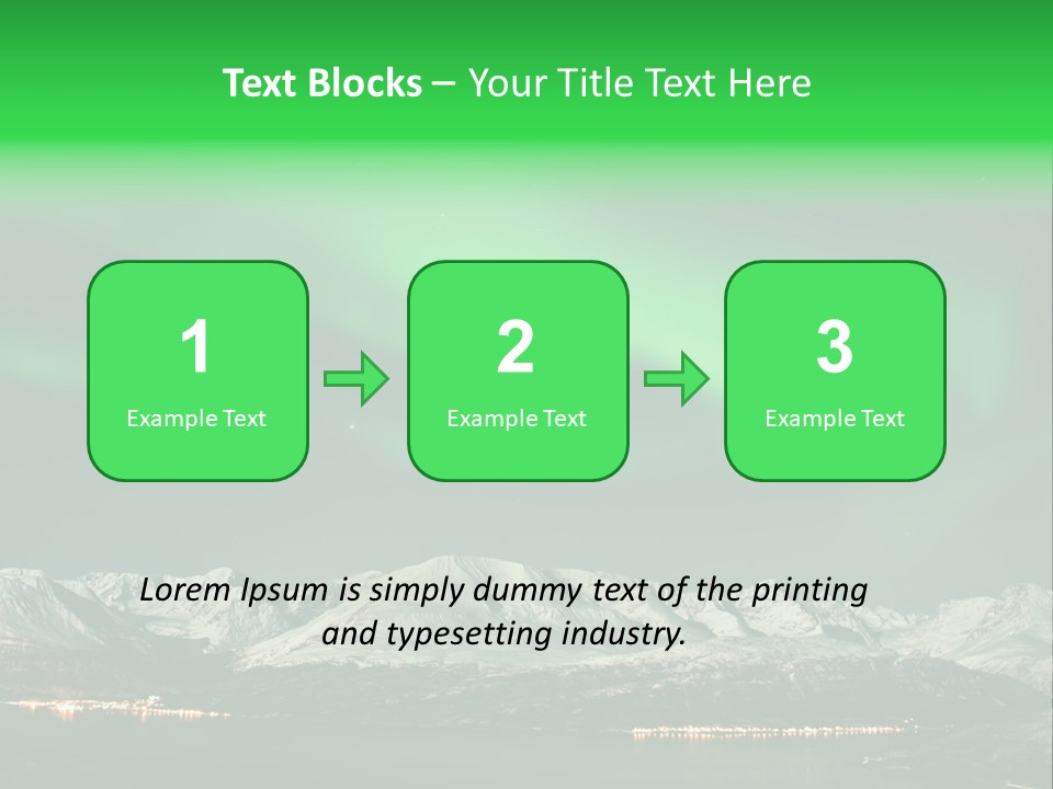 Constellation Background Arc PowerPoint Template