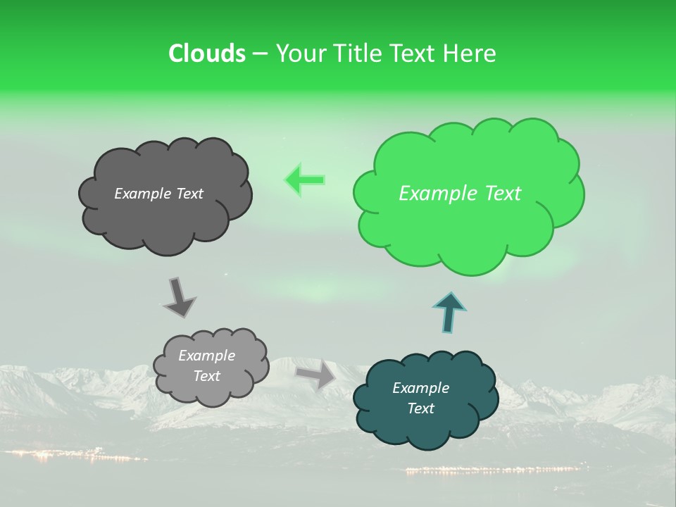 Constellation Background Arc PowerPoint Template