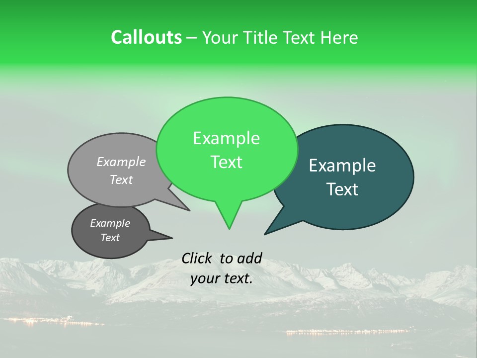Constellation Background Arc PowerPoint Template