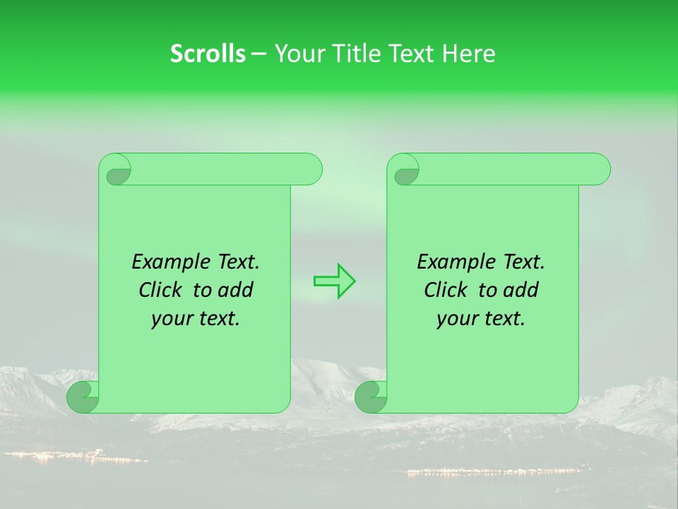 Constellation Background Arc PowerPoint Template