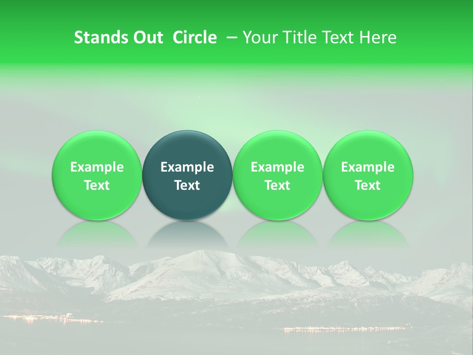 Constellation Background Arc PowerPoint Template