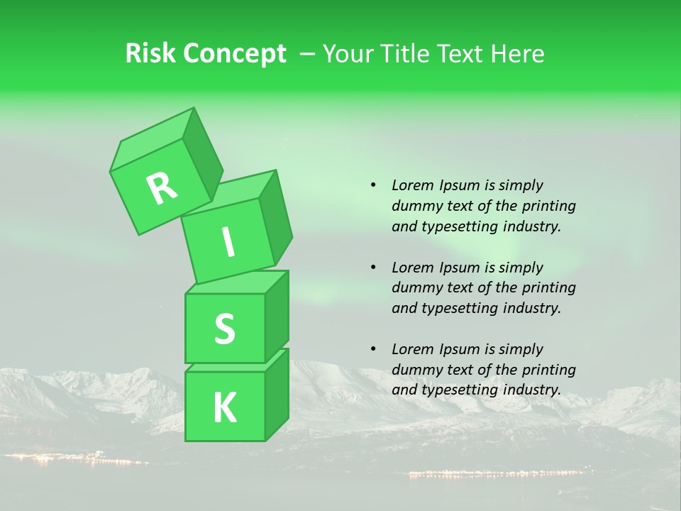 Constellation Background Arc PowerPoint Template