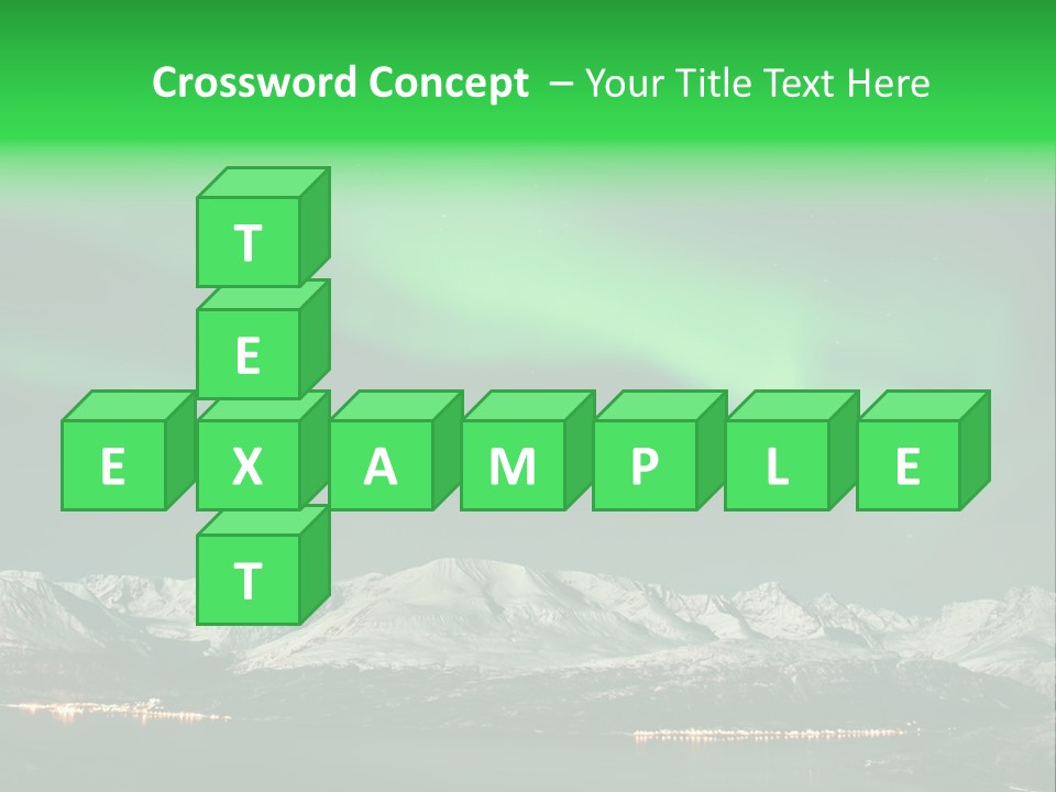 Constellation Background Arc PowerPoint Template