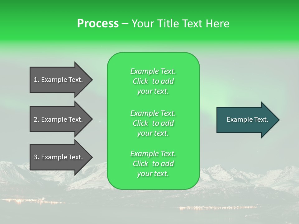 Constellation Background Arc PowerPoint Template