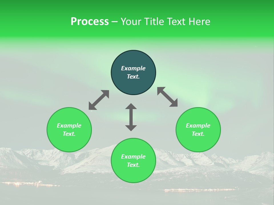 Constellation Background Arc PowerPoint Template