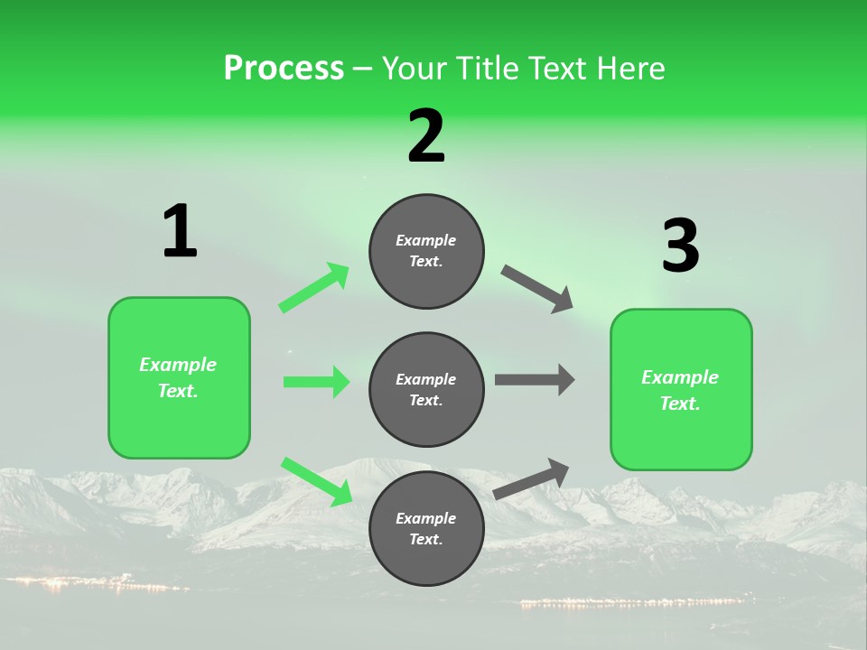 Constellation Background Arc PowerPoint Template