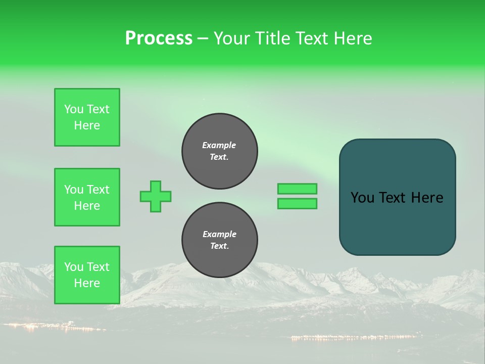 Constellation Background Arc PowerPoint Template