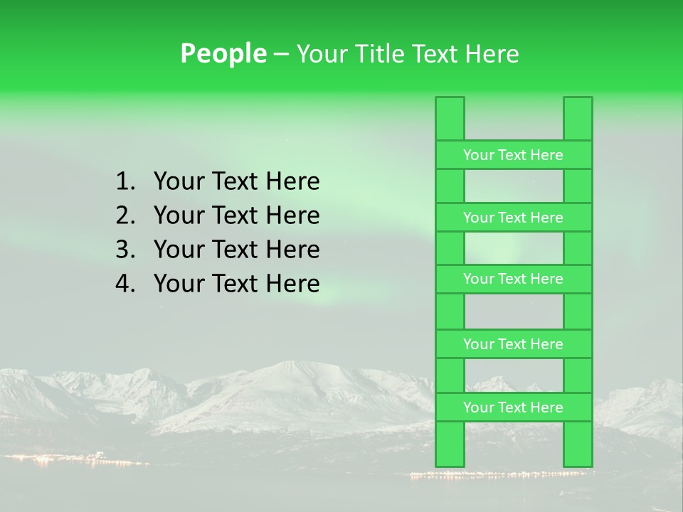 Constellation Background Arc PowerPoint Template