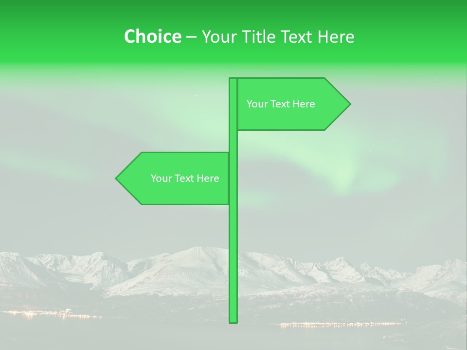 Constellation Background Arc PowerPoint Template