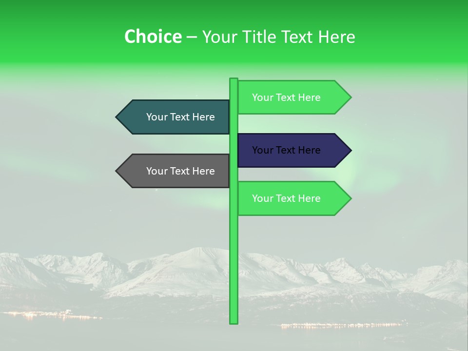 Constellation Background Arc PowerPoint Template
