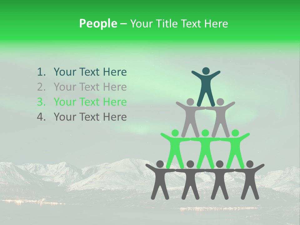 Constellation Background Arc PowerPoint Template