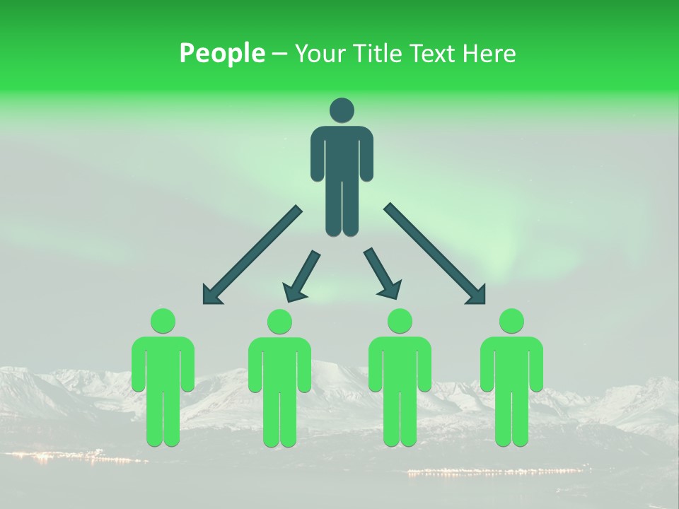 Constellation Background Arc PowerPoint Template