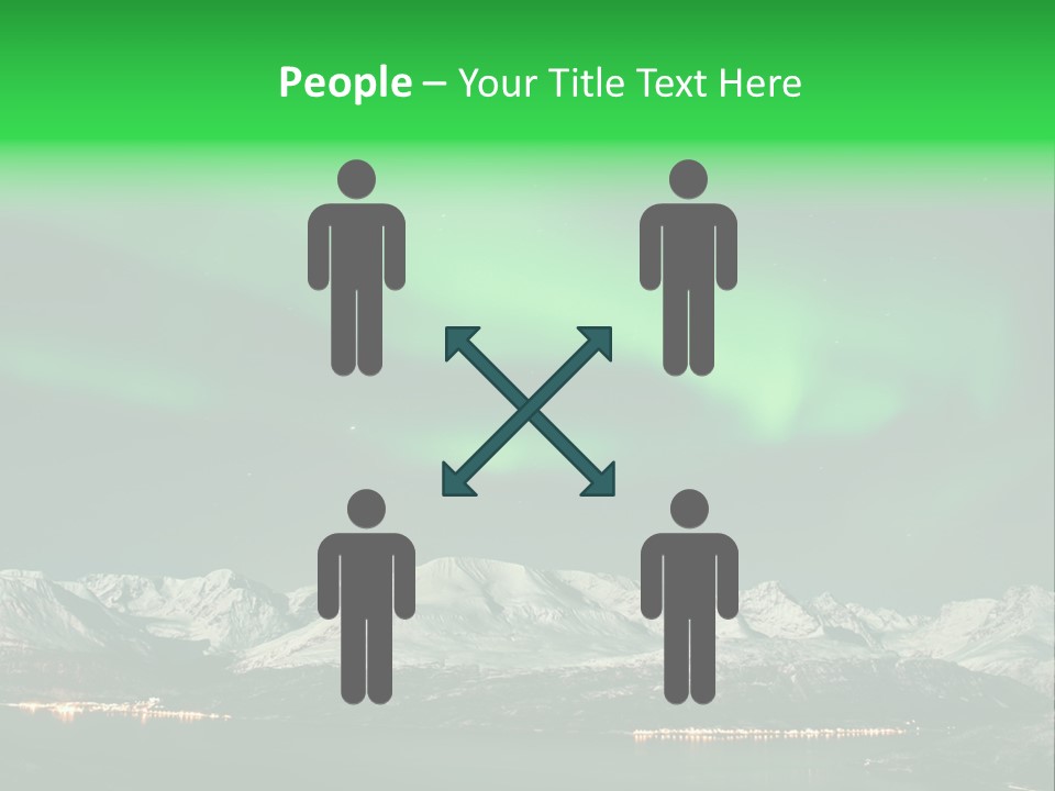 Constellation Background Arc PowerPoint Template