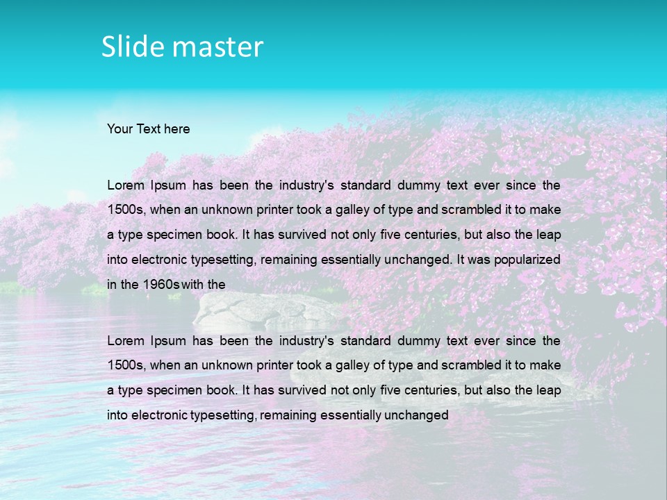 Sunset Fairy Mysterious PowerPoint Template